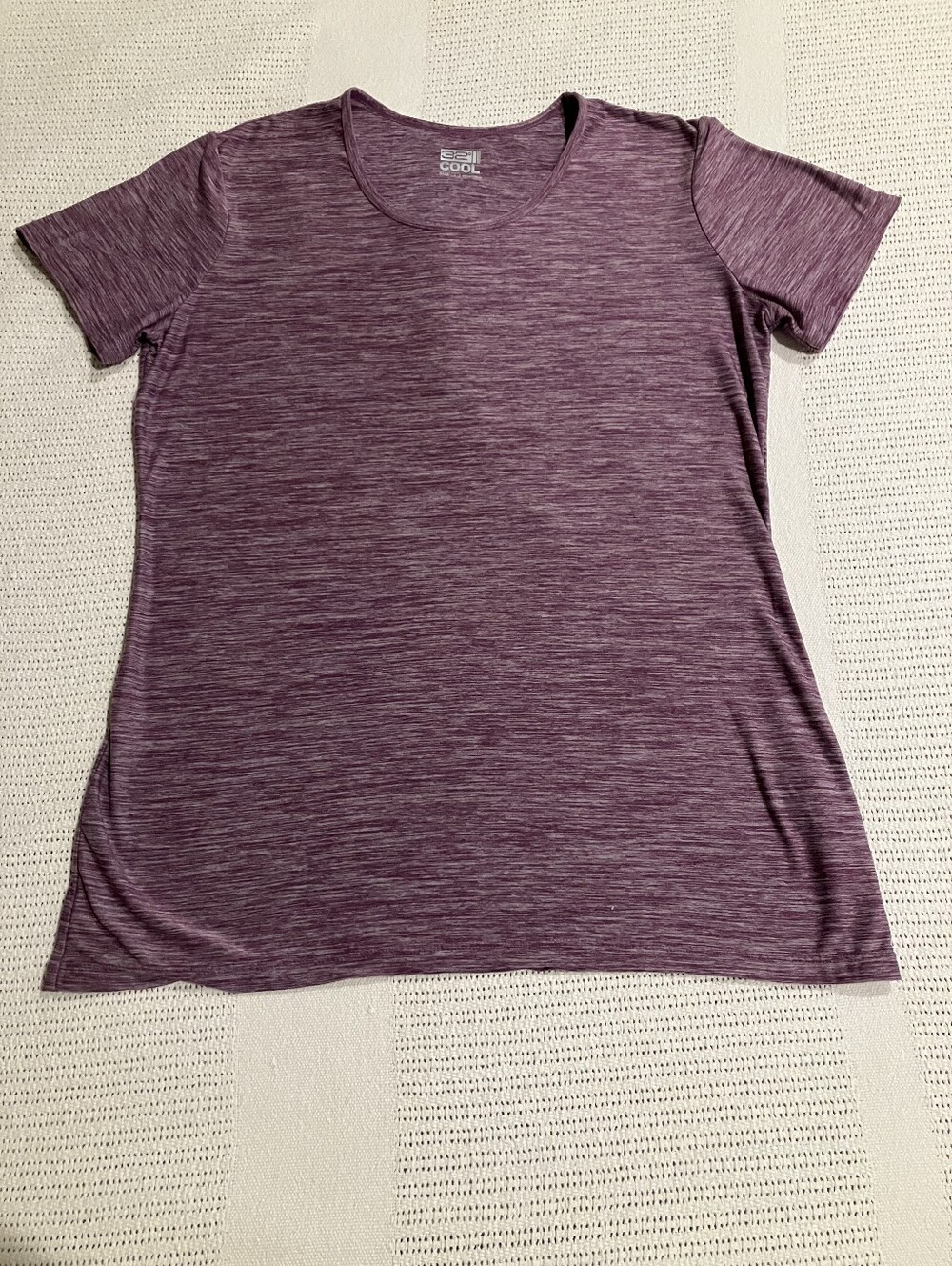 Women’s Heathered Purple Short Sleeve Tee